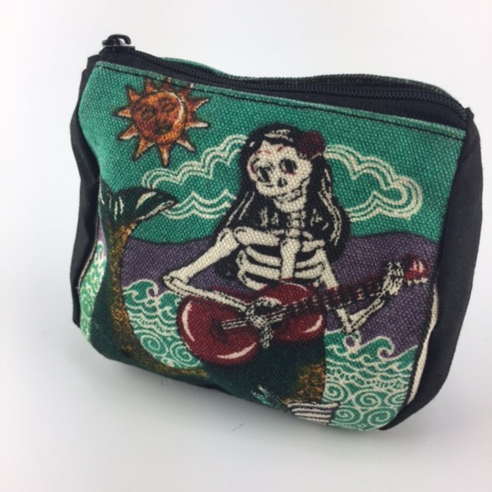 Day of the Dead/Mermaid/Boho coin purse